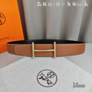 Hermes 爱马仕 宽度 3.8Cm 代购品质 腰带手工品质进口精选优质皮 搭配精钢金属挂扣 双面可用 进口Togo皮带身 工艺细节处理到位 注重细节不败于细