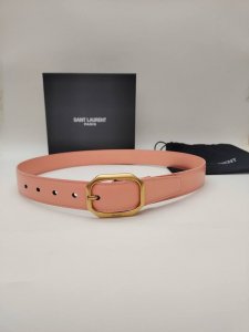 特 海棠粉色 3.0Cm杨树林古金针扣， 款Saint Laurent 圣罗兰女士腰带皮带 Ysl 爱极了，配衣服太漂亮啦