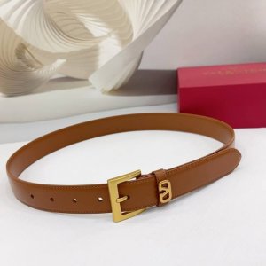 3.0Cm 华伦天奴腰带，双面头层牛皮皮料，长度：.75.80.85.90.95.100欧，针扣原版开模定制庆祝]