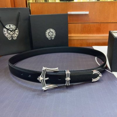 克罗心 明星同款 针扣皮带〔固定款〕，镀银S925黄铜铜扣搭配进口油腊皮腰带，酷炫十足。宽度3.0Cm