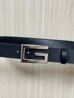 3.5宽，双面进口皮，压花G搭配精品旋转夹扣，