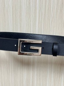 3.5宽，双面进口皮，压花G搭配精品旋转夹扣，