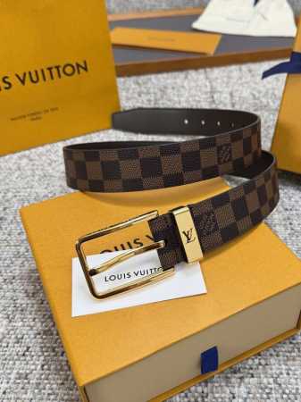 Louis Vuitton Lv腰带 系列 原厂五金 精致手工绘边 柔软舒适 宽3.5 - 点击图像关闭
