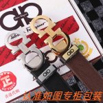 男士腰带：菲拉格木 原单 男士皮带：百分百头层牛皮，保证真皮。24K纯钢扣双面可用专柜同等质量， 送人自用首选 包装： 请认准如图专柜包装，赠送打孔器，银联发票