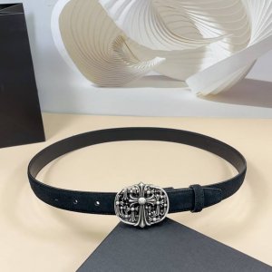 克罗心 Mini版腰带 可拆卸款 原版小牛皮 搭配经典Logo纯铜镀银S925五金，自然做旧 宽度2.5Cm