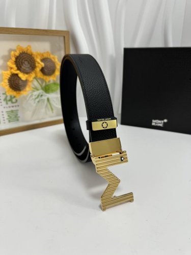 品名：万宝龙 Montblanc 材质：原单牛皮腰带 百分百头层牛皮腰带保证真皮，24K纯钢扣，专柜原单品质、做工精细，时尚大牌，送人自用首选 包装： 请认准如