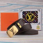 品名：Lv..路易..威登原单 材质：原单牛皮腰带 百分百头层牛皮腰带保证真皮，24K纯钢扣，专柜原单品质、做工精细，时尚大牌，送人自用首选 包