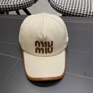 谬谬Miumiu2025原单棒球帽 正品开模订制 原版做工细致 时尚帅气质量超赞
