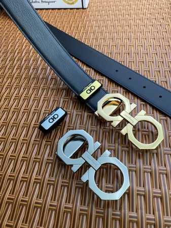 品名：菲拉格幕 原单皮带 材质：原单牛皮腰带 百分百头层牛皮腰带保证真皮，24K纯钢扣，专柜原单品质、做工精细，时尚大牌，送人自用首选 包装： 请认准如图专柜包 - 点击图像关闭