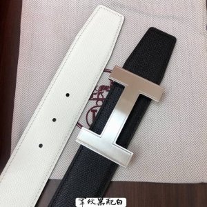 Hermes-38Mm 爱马仕专柜同步 进Epsom双面小牛皮 精钢精品五金 双面可用