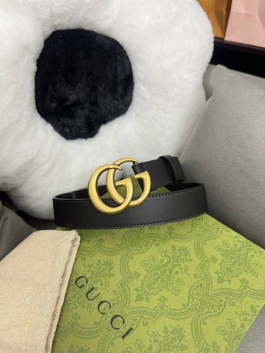 特 Gucci.古驰 全套包装 原版进口皮，内衬进口专用底 宽3.0cm 复古GG扣