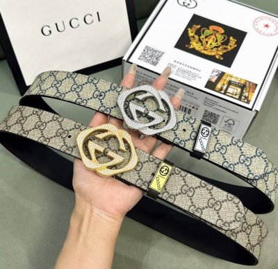 皮带：古奇.Gu...Cci原单 镶钻 腰带：百分百头层牛皮，保证真皮，24K镶钻纯钢扣双面可用专柜同等质量， 送人自用首选 包装： 请认准如图专柜全套礼盒包装