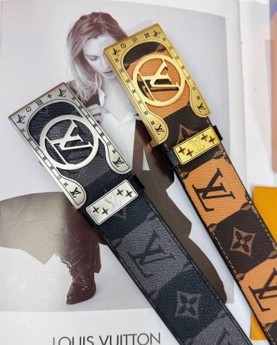 皮带：Lv..路易..威登顶级复刻- 腰带：原单品质百分百进口头层牛皮，保证真皮。雕花镂空工艺.真空电镀.永不掉色.24K纯钢扣头层老花，黑格，棕格，黑花，格仔