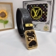 品名：Lv..路易..威登 材质：原单牛皮腰带 百分百头层牛皮腰带保证真皮，24K纯钢扣，专柜原单品质、做工精细，时尚大牌，送人自用首选 包装：