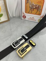 品名：爱马仕.HermèS 自动带 材质：原单牛皮腰带 百分百头层牛皮腰带保证真皮，24K纯钢扣，专柜原单品质、做工精细，时尚大牌，送人自用首选 包装： 请认准