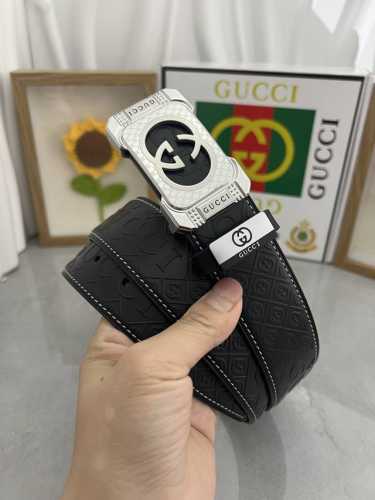 品名 古奇.Gu...Ci 原单 材质 原单牛皮腰带 专柜原单品质 做工精细 时尚大牌 送人自用首选 包装 请认准如图专柜包装赠送打孔器手提袋专柜礼盒宽度3.8