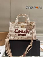 复刻版 原版布 Coach 蔻驰 Cargo Tote 单宁牛仔托特包 千呼万唤的牛仔系列终于来噜～ 对牛仔真的毫无抵抗力 自己搭配小挂件会更Q 尺寸: 26.