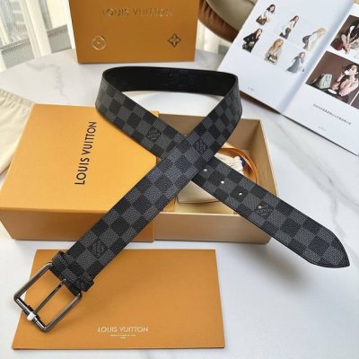 原版包裝1.0 L0Uis Vuitt0N 今季新品 驢家男士原單腰帶 寬度40毫米 定制經典帆布面料內襯小牛皮壓格底 全新開模新型針扣五金 低調百搭款