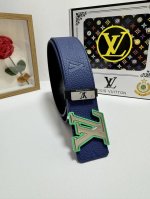 品名：Lv..路易..威登 材质：原单牛皮腰带 百分百头层牛皮腰带保证真皮，24K纯钢扣，专柜原单品质、做工精细，时尚大牌，送人自用首选 包装： 请认准如图专柜