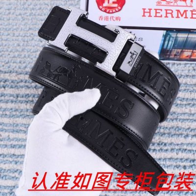 品名：爱马仕...原单 材料：百分百头层牛皮，保证真皮。24K纯钢扣双面可用专柜同等质量， 送人自用首选 包装： 请认准如图专柜包装，赠送打孔器，银联发票，宽度