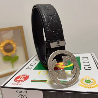 品名：古奇.Gu...Ci 原单 材质：原单牛皮腰带 专柜原单品质、做工精细，时尚大牌，送人自用首选 包装： 请认准如图专柜包装赠送打孔器手提袋专柜礼盒宽度3.