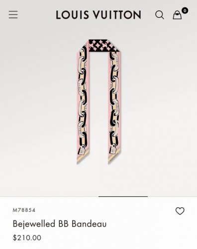 Plv2348Lv束发带！Monogram 图案致意品牌经典，繁复图景均由喷墨印制呈现。法国进口真丝面料非常特别的触感 超多用途：领巾、发带、包包配饰、腰带..