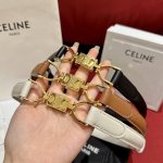 CéLine 腰带 断货王回货 伸缩腰带可调节 宽度1.8Mm精品 进口牛皮女款腰带 均码。