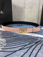 宽度3.0Cm Chanel 香奈儿 此款女士腰带采用新款柔软的进口小牛皮支持Nfc扫码链接。金 银色镶钻金属钢扣。