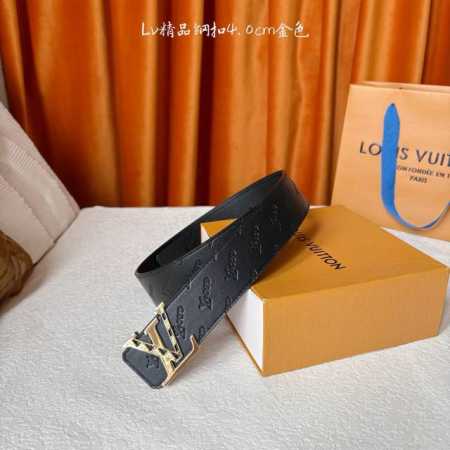 Louis Vuitton驴牌 ：经典原单品质，新款压花面配原版平纹底，搭配原单精品钢扣，精工制作，细节看图，实物拍摄，高端奢华，宽度4.0Cm - 点击图像关闭