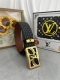 品名：Lv..路易..威登原单 材质：原单牛皮腰带 百分百头层牛皮腰带保证真皮，24K纯钢扣，专柜原单品质、做工精细，时尚大牌，送人自用首选 包装： 请认准如图