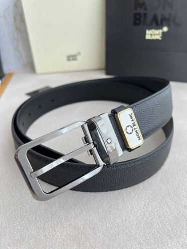 品名：万宝龙.Montblanc原单 腰带 皮带 型号：针扣，新款原版经典精品针扣，实物拍摄，原版头层牛皮 材料：百分百头层牛皮，保证真皮。双面可用专柜同等质量