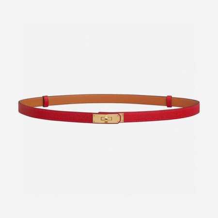 特 P160 Hermes 爱马仕 经典1.8Kelly腰带 Epsom小牛皮腰带，搭配镀钯Kelly精钢皮带扣。借助巧妙的滑动设计，可以将此百搭腰带系于腰间或 - 点击图像关闭
