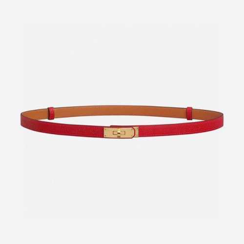 特 P160 Hermes 爱马仕 经典1.8Kelly腰带 Epsom小牛皮腰带，搭配镀钯Kelly精钢皮带扣。借助巧妙的滑动设计，可以将此百搭腰带系于腰间或