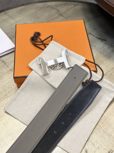 特 爱马仕 原厂皮系列 H 5382 Belt Buckle & Reversible Leather Strap 33Mm