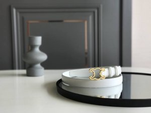 特 Celine 凯旋门镂空扣腰带 原厂面料 意大利进口小牛皮 全铜五金宽度2.5Cm原版皮