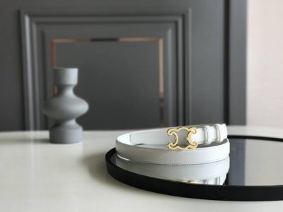 特 Celine 凯旋门镂空扣腰带 原厂面料 意大利进口小牛皮 全铜五金宽度2.5Cm原版皮