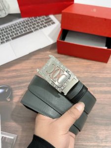 卡地亚原单品质进口小牛皮革！宽度：3.5Cm。818819