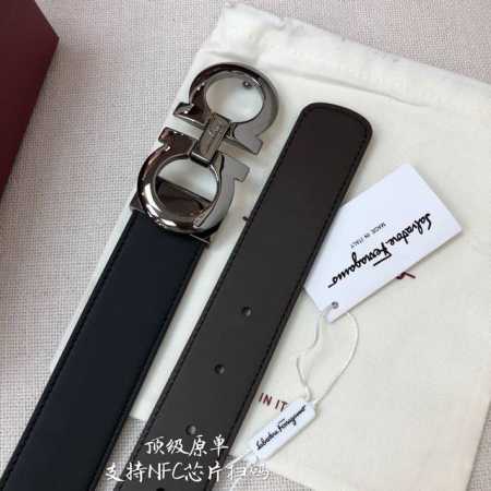 无夹层原厂皮 Ferragamo菲拉格慕 Nfc芯片扫码款 正品尺寸3.5Cm意大利原厂皮 - 点击图像关闭