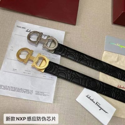品牌：菲拉格幕 钢扣 等级：原单私货.进口头层牛皮 ，专柜售、堪比正品！油边精致 电脑车线 手感柔软.实物拍摄无修饰 上身效果超好、长度可裁剪.配专柜全套包装.