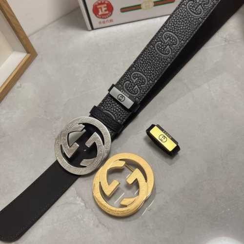 品名：古奇.Gu...Ci 原单 材质：原单牛皮腰带 专柜原单品质、做工精细，时尚大牌，送人自用首选 包装： 请认准如图专柜包装赠送打孔器手提袋专柜礼盒宽度3.