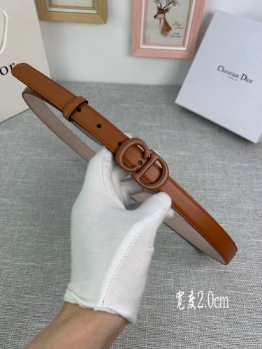 宽度2.0Cm Dior 迪奧 爆款平面無線帶身 Saddle黑色牛皮革皮带。 烤漆金属“Cd”标志 採用進口雙面頭層牛皮