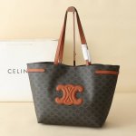 Celine3022# 最新款Cabas Anais 托特包六色杏色、大象灰、棕色、白花棕，老花棕、黑色现货Stock 尺寸：54*29.5*15Cm