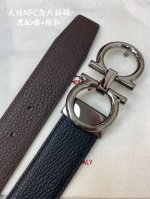特 Nfc-F3.5Cm高级定制款男士皮带 ，双面进口牛皮，自行选择搭配 真材实料 很有质感 时尚经典不失风范 可自行裁剪 ！