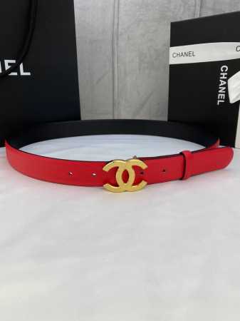 宽度3.0Cm Chanel 香奈儿 荔枝纹牛皮 颗粒饱满紧致清晰，搭配采用填粉五金工艺金 银 色钢扣。 - 点击图像关闭
