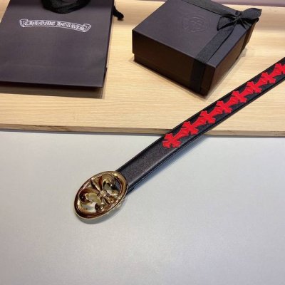 克罗心 双面树膏皮拼接十字架皮带〔可拆卸款〕，精品五金，带身搭配2枚标志扣钉，酷炫十足。