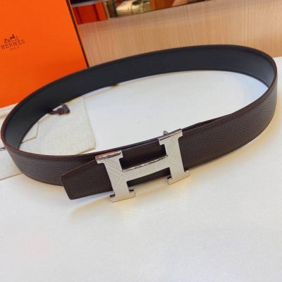 特 Hermes ㊣ 38Mm腰帶 精钢五金 搭配双面原版皮，双面可用！高端大气上档次！