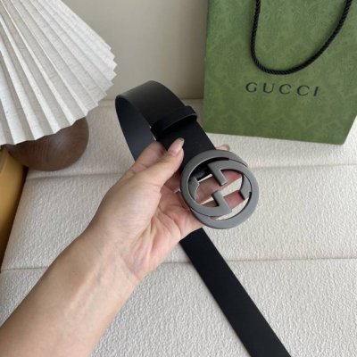 特 Gucci 经典款进口原厂树膏单层皮 搭配精品铜扣 宽4.0 Cm 经典永不过时款 潮流大方 时尚百搭