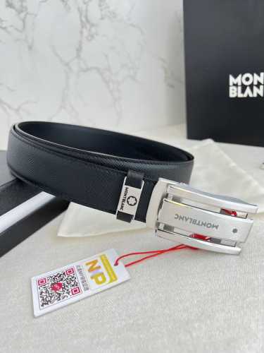 品名：万宝龙.Montblanc原单 腰带 自动皮带 型号：自动带，原版新款纯钢材质自动扣，双面头层牛皮实物拍摄， 材料：百分百头层牛皮，保证真皮。专柜同等质量
