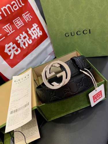 Gucci古奇 原单正品 Guccl经典皮带压大花 尺寸3.8Cm海外原单货，意大利创作，配以双G互扣金属扣，原版皮纹拿的走图片拿不走的品质，升级后与正品零距离