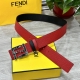 Fendl 芬迪 宽40Mm双面原版小牛皮 搭配单钌钯电镀扣 完美的手感.油边 出众的设计.风格 高贵奢华 时尚大方 高清实拍 货真价实 品质保证 双面用